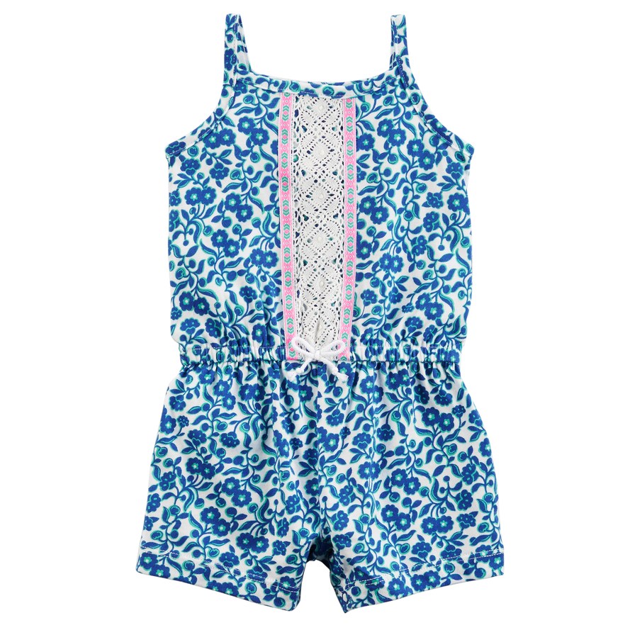 Carter's Floral-Print Cotton Romper, Baby Girlsn / 6M - ADDROS.COM